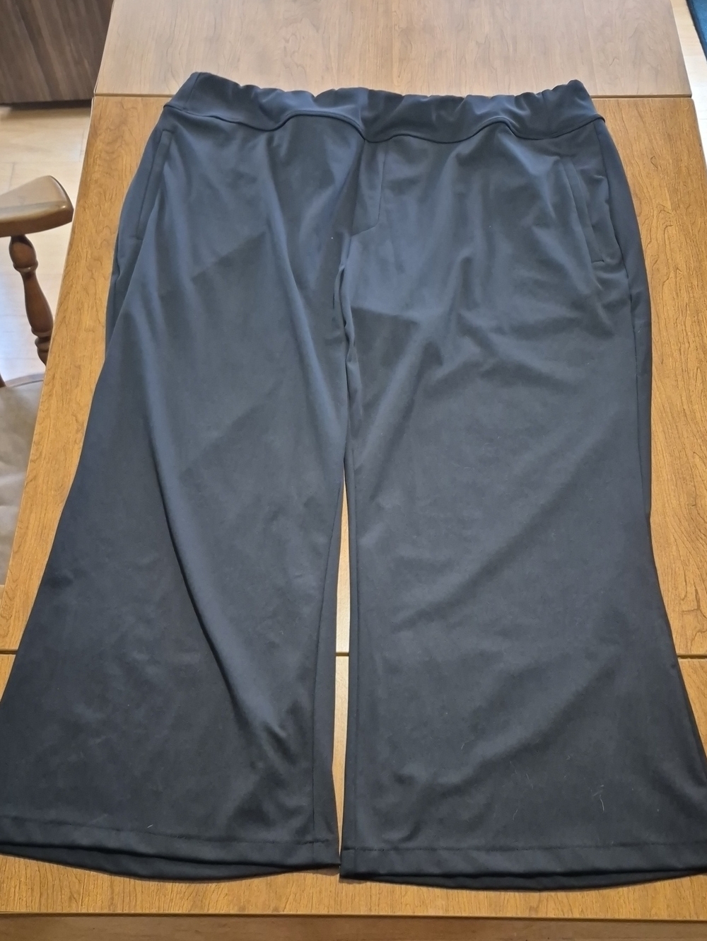 Women's Black Wide-Leg Casual Pants